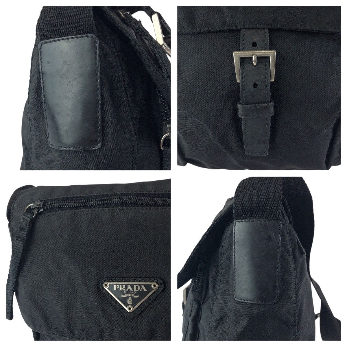 Prada Prada PRADA Tessuto Nylon Leather Shoulder Bag Textile Shoulder Bag DUTY FREE for USA Size ONE SIZE - 5 Thumbnail