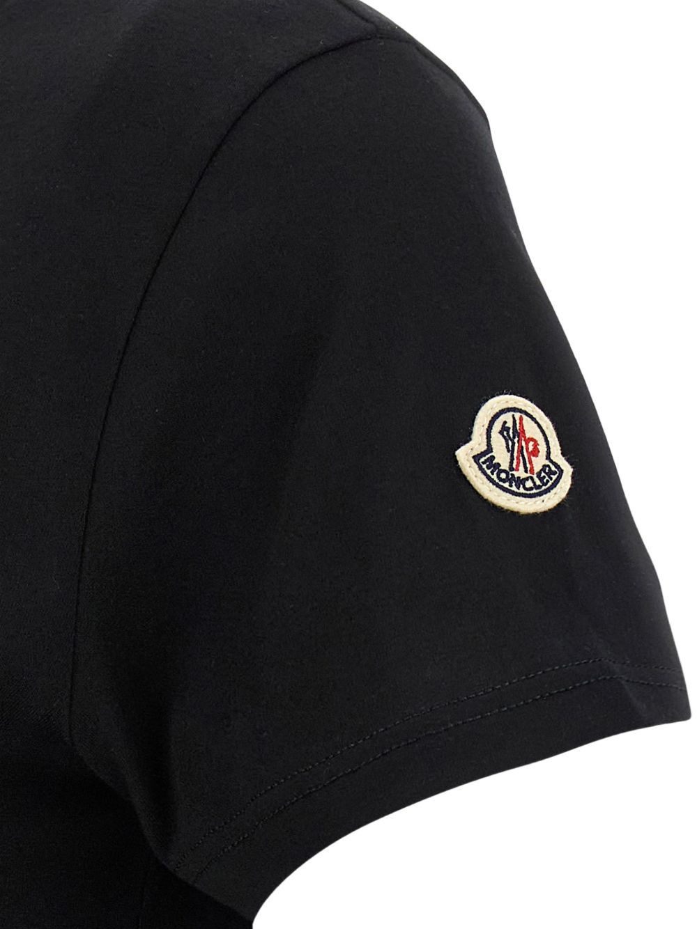Moncler LOGO COTTON T-SHIRT Size L / US 10 / IT 46 - 2 Thumbnail