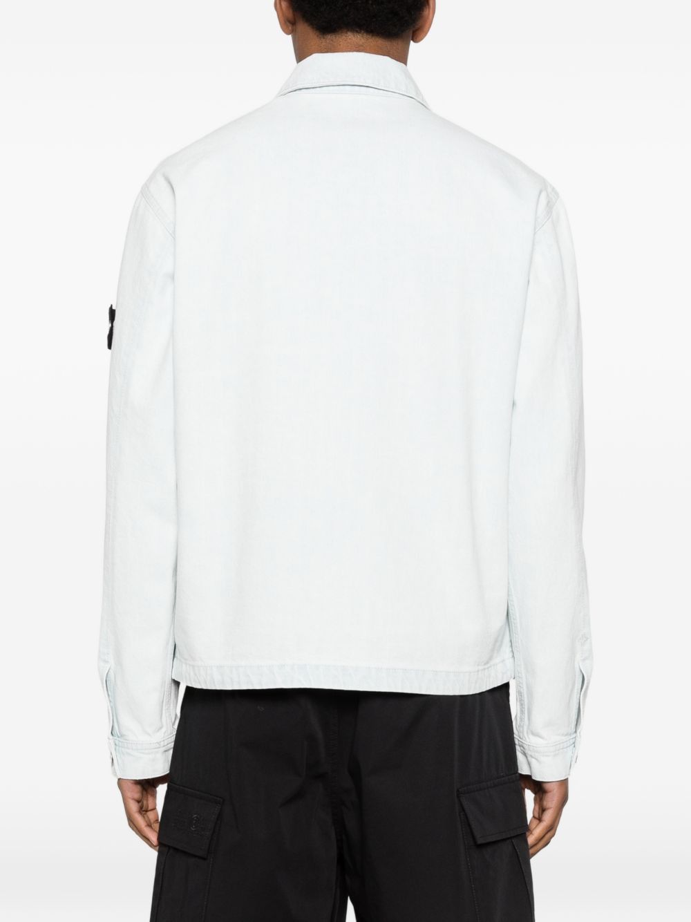 Stone Island DENIM COTTON JACKET Size US M / EU 48-50 / 2 - 2 Thumbnail