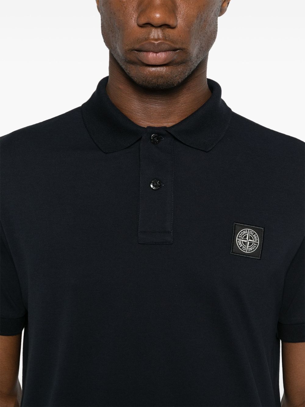 Stone Island LOGO COTTON POLO SHIRT Size US S / EU 44-46 / 1 - 4 Thumbnail