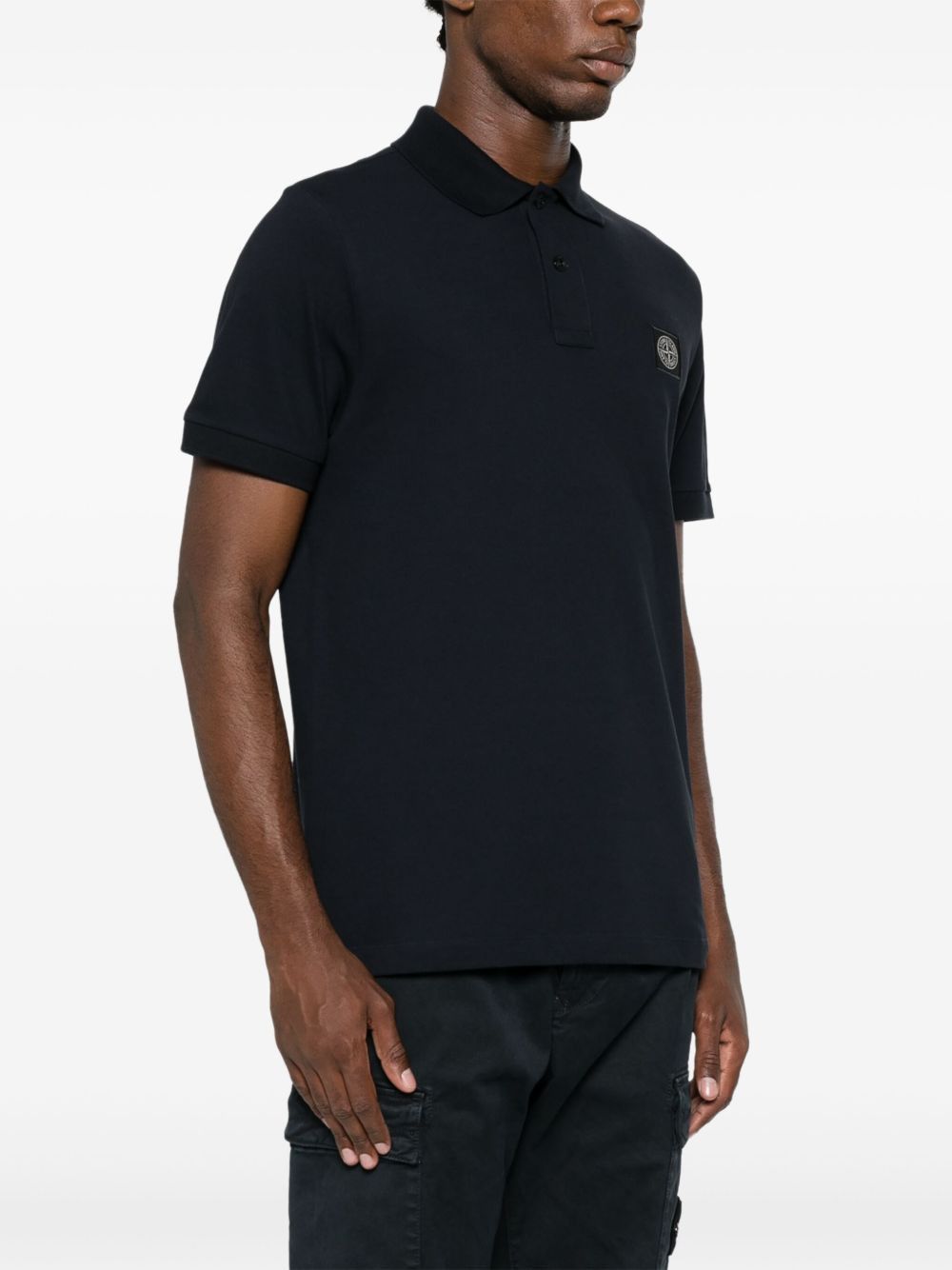 Stone Island LOGO COTTON POLO SHIRT Size US S / EU 44-46 / 1 - 2 Thumbnail