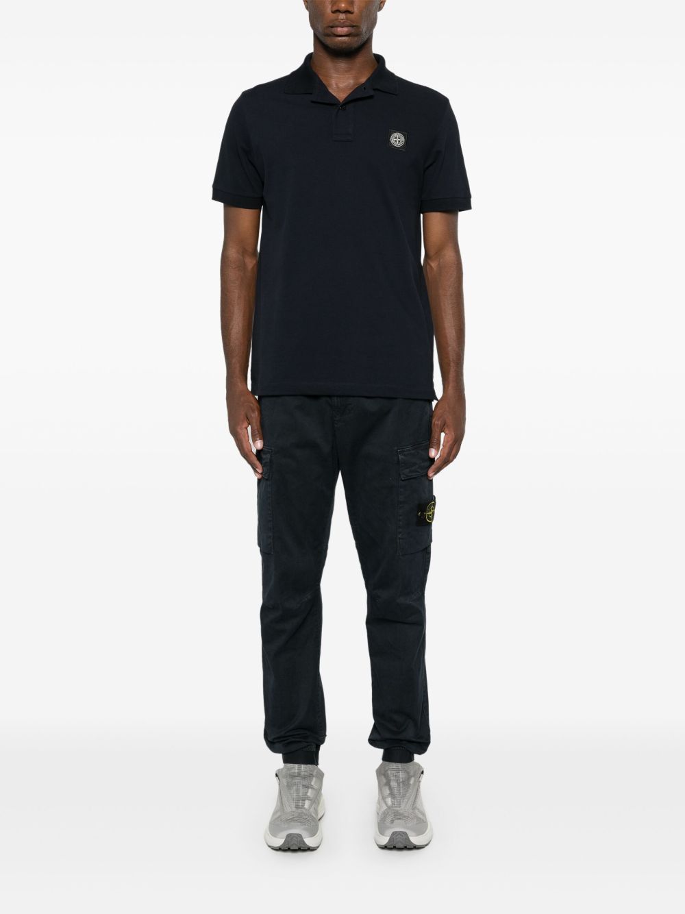 Stone Island LOGO COTTON POLO SHIRT Size US S / EU 44-46 / 1 - 5 Thumbnail