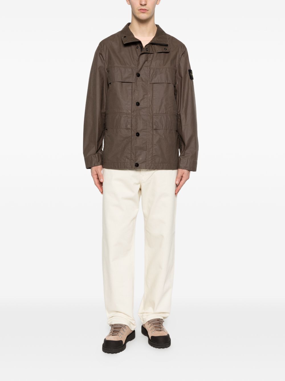 Stone Island COTTON BLEND JACKET Size US M / EU 48-50 / 2 - 2 Thumbnail