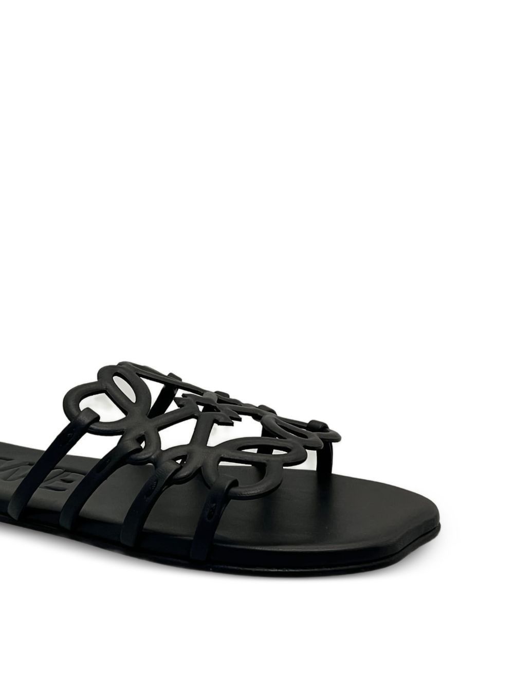 Loewe PETAL ANAGRAM LEATHER SLIDES Size US 6 / IT 36 - 2 Thumbnail