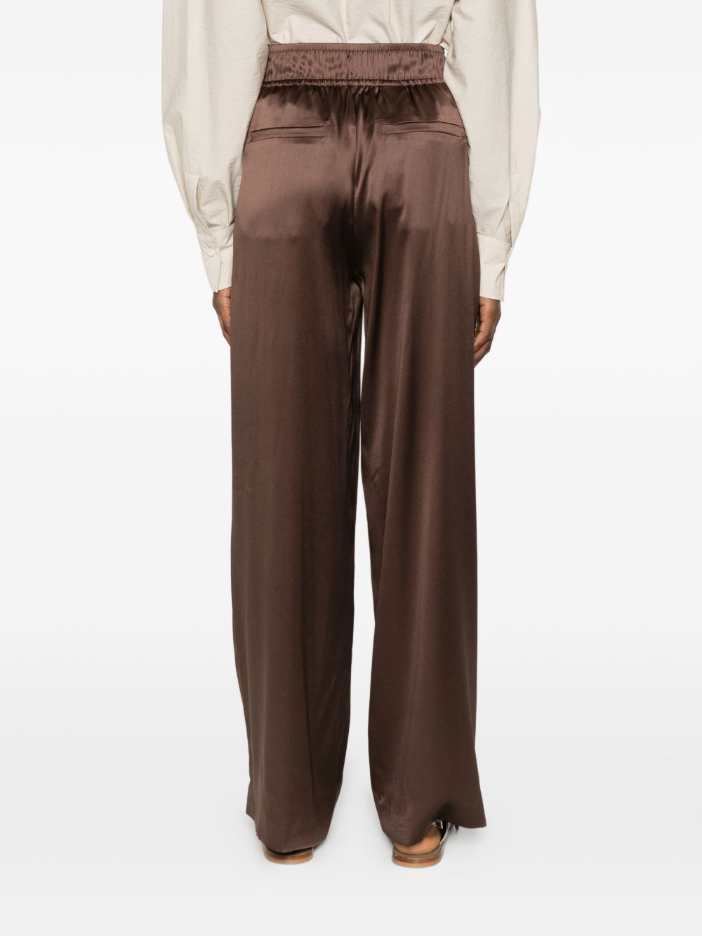 Brunello Cucinelli SILK TROUSERS Size 28" / US 6 / IT 42 - 4 Thumbnail