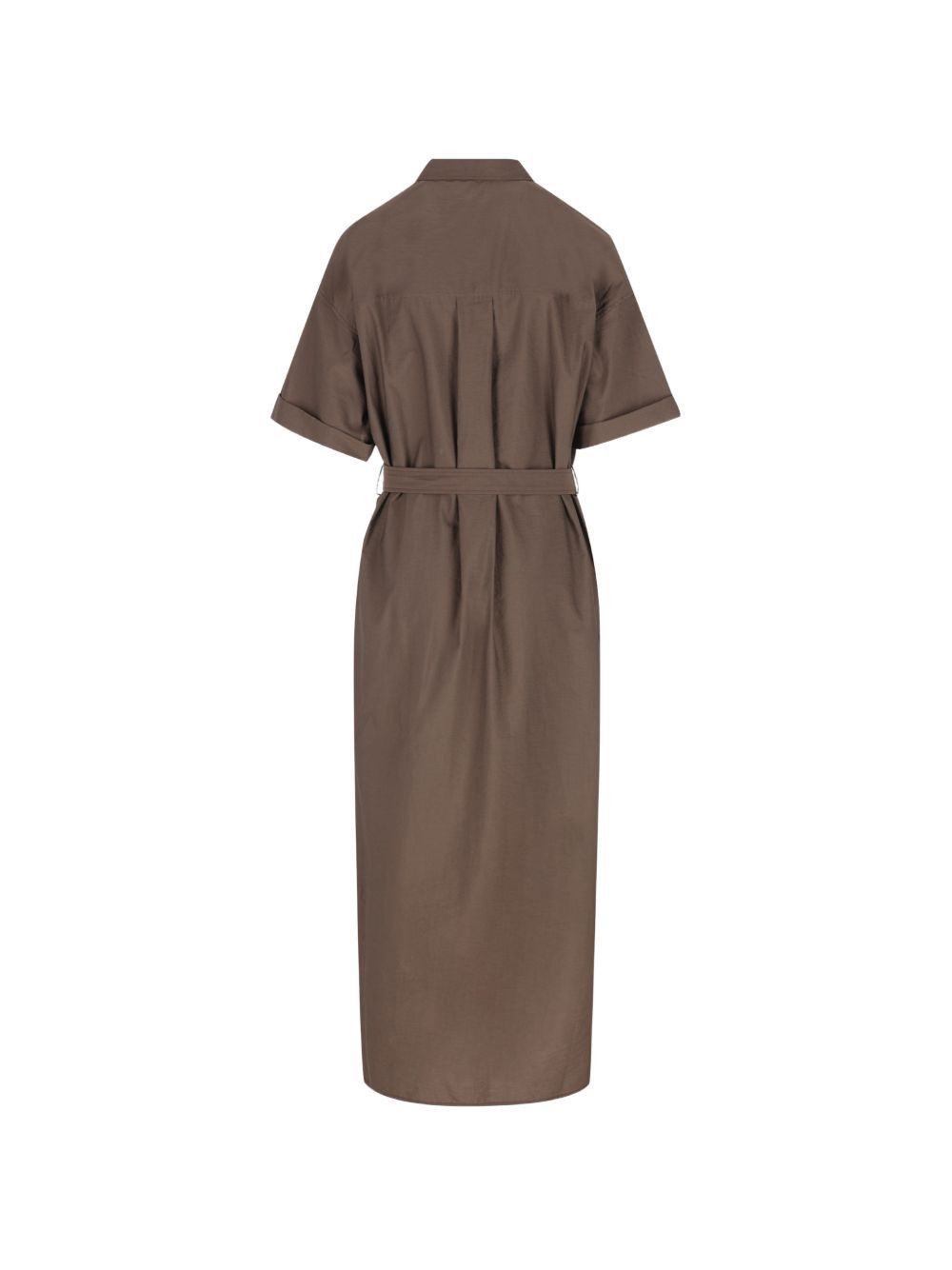 Brunello Cucinelli COTTON LONG DRESS Size M / US 6-8 / IT 42-44 - 3 Thumbnail