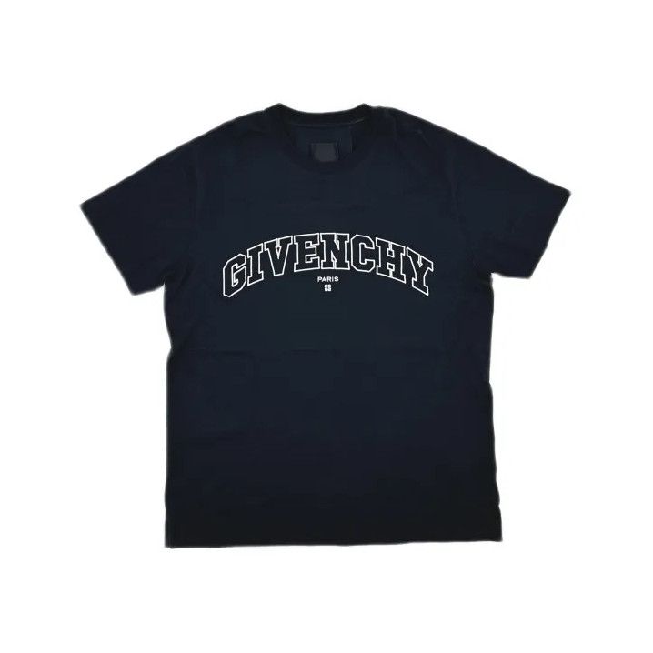Givenchy Givenchy SS22 Logo Embroidery Solid Short Sleeve T-shirt Size US M / EU 48-50 / 2 - 2 Thumbnail