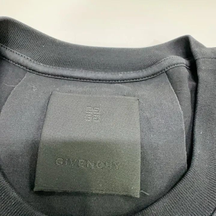 Givenchy Givenchy SS23 Logo Print Tear Detail Short Sleeve T-shirt Size US S / EU 44-46 / 1 - 6 Thumbnail
