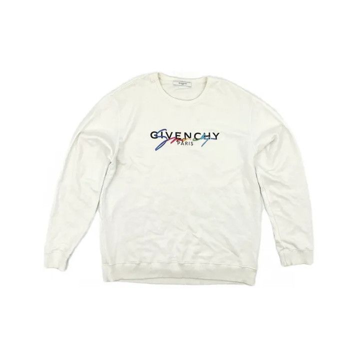Givenchy Givenchy Logo Round Neck Long-Sleeve Men's Sweatshirt Size US XL / EU 56 / 4 - 2 Thumbnail