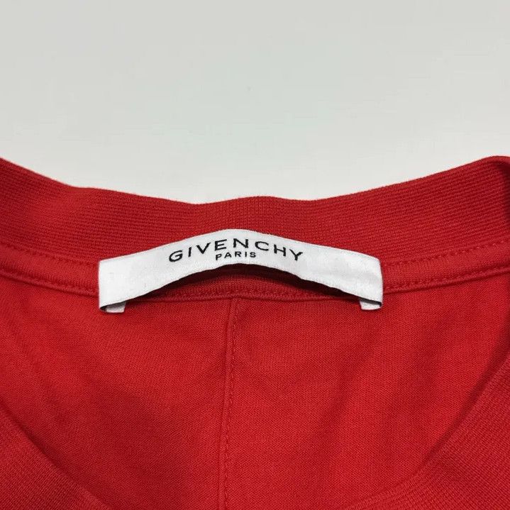 Givenchy Givenchy Red Graphic Short-Sleeve Unisex Shirt Size US S / EU 44-46 / 1 - 4 Thumbnail
