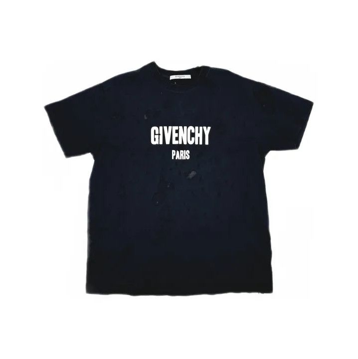 Givenchy Givenchy Distressed Letter Print Short-Sleeve T-Shirt Size US M / EU 48-50 / 2 - 2 Thumbnail