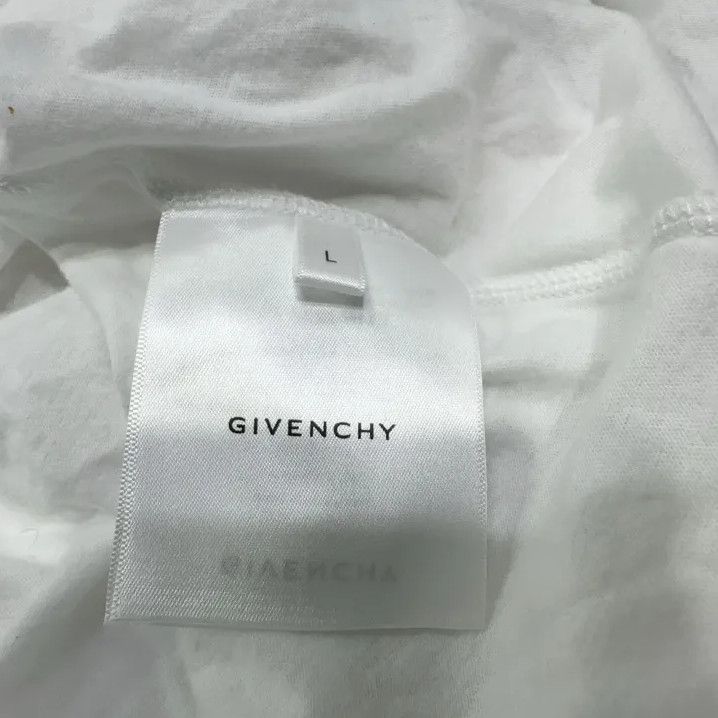 Givenchy Givenchy SS23 Logo Print Distressed Short Sleeve T-Shirt Size US L / EU 52-54 / 3 - 6 Thumbnail