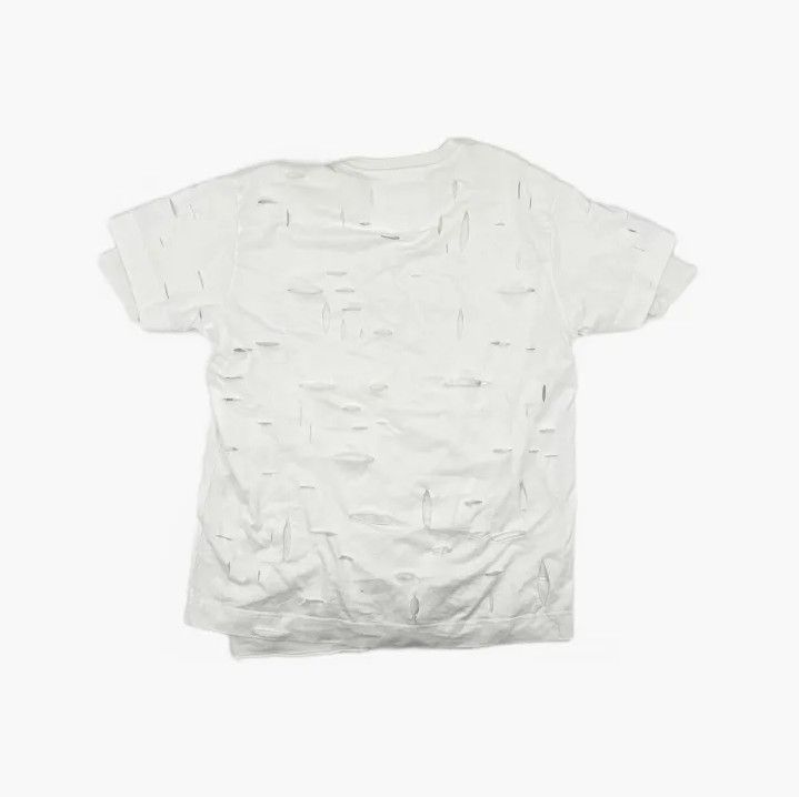 Givenchy Givenchy SS23 Logo Print Distressed Short Sleeve T-Shirt Size US L / EU 52-54 / 3 - 3 Thumbnail