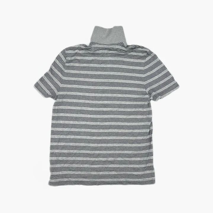 Givenchy Givenchy Men's Gray Striped Short-Sleeve Polo Size US M / EU 48-50 / 2 - 3 Thumbnail