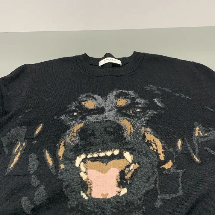 Givenchy Givenchy Dog Head Print Unisex Sweatshirt Size US M / EU 48-50 / 2 - 10 Thumbnail