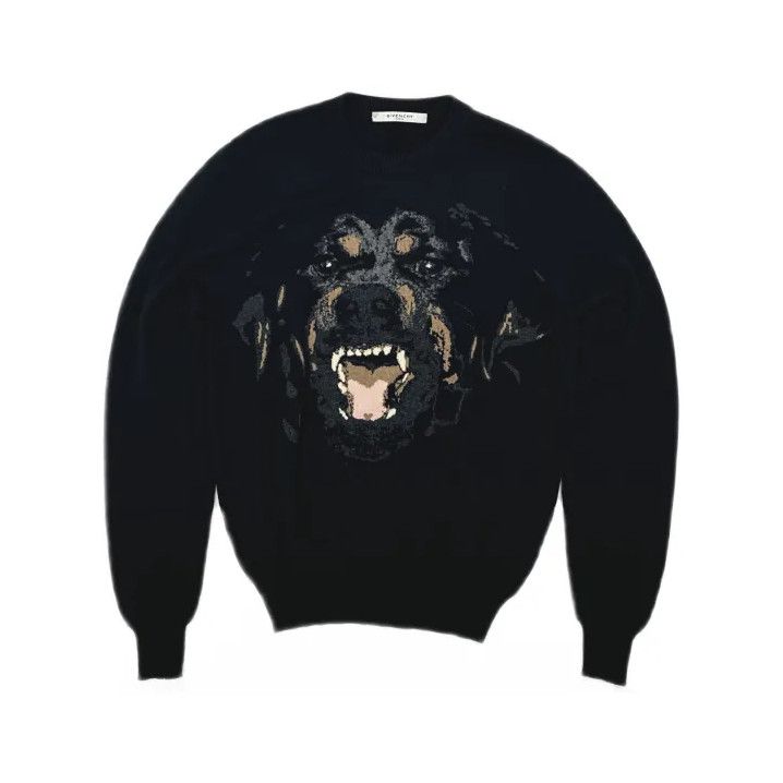 Givenchy Givenchy Dog Head Print Unisex Sweatshirt Size US M / EU 48-50 / 2 - 2 Thumbnail