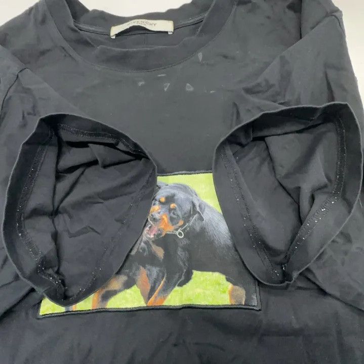 Givenchy Givenchy Men's Dog Print Short Sleeve T-Shirt Size US XL / EU 56 / 4 - 7 Thumbnail