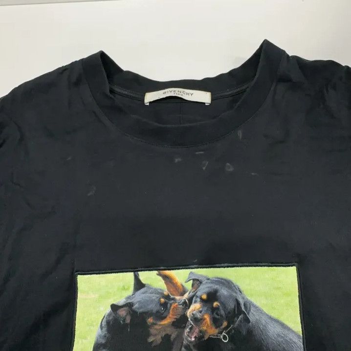 Givenchy Givenchy Men's Dog Print Short Sleeve T-Shirt Size US XL / EU 56 / 4 - 8 Thumbnail