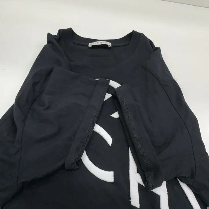 Givenchy Givenchy Logo Slim Embroidered Short-Sleeve T-Shirt Size US S / EU 44-46 / 1 - 8 Thumbnail