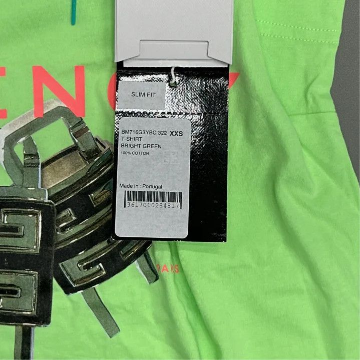 Givenchy Givenchy Logo Print Men's Short Sleeve T-Shirt Size US XXS / EU 40 - 2 Thumbnail