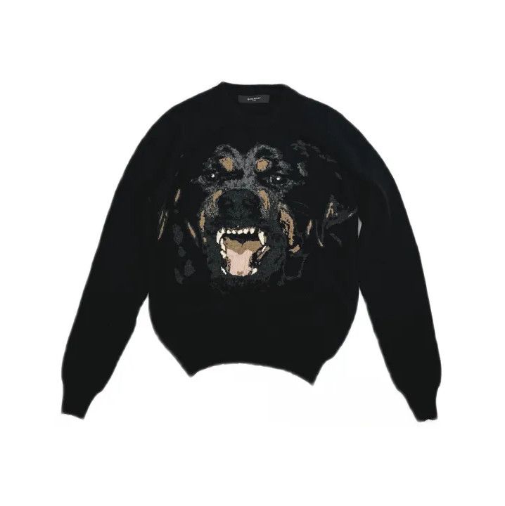Givenchy Givenchy Doberman Intarsia Long-Sleeve Knit Sweater Size US XS / EU 42 / 0 - 2 Thumbnail