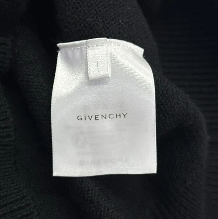 Givenchy Givenchy Men's Letter Logo Intarsia Knit Sweater Size US L / EU 52-54 / 3 - 5 Thumbnail
