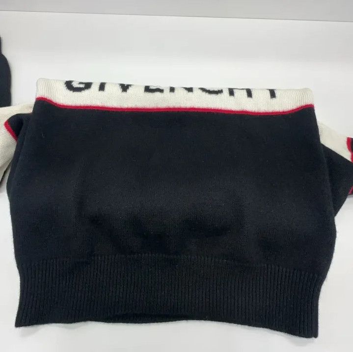 Givenchy Givenchy Men's Letter Logo Intarsia Knit Sweater Size US L / EU 52-54 / 3 - 10 Thumbnail