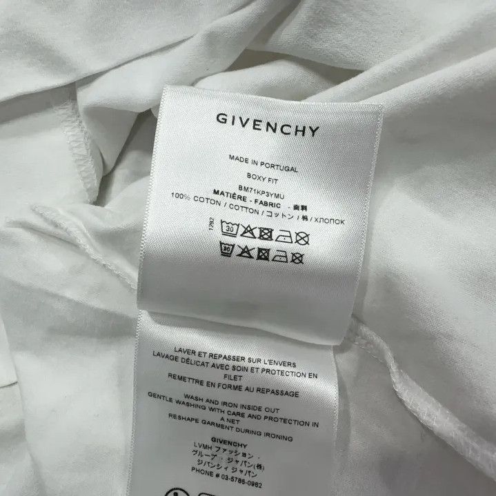 Givenchy Givenchy Boxy Fit Flowers Logo Long Sleeve T-Shirt Size US L / EU 52-54 / 3 - 7 Thumbnail