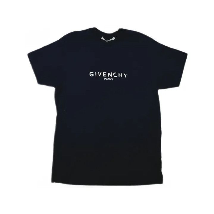 Givenchy Givenchy Solid Cracked Logo Crew Neck Short-Sleeve T-Shirt Size US XXS / EU 40 - 2 Thumbnail