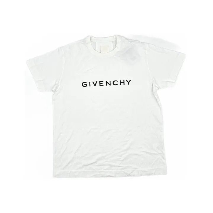 Givenchy GIVENCHY FW22 Letter Print Crew Neck Short Sleeve T-Shirt Size US L / EU 52-54 / 3 - 2 Thumbnail