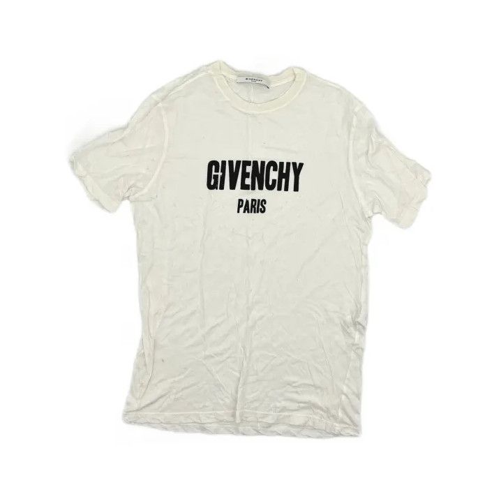 Givenchy Givenchy Distressed Letter Print Round Neck T-Shirt Size US XS / EU 42 / 0 - 2 Thumbnail