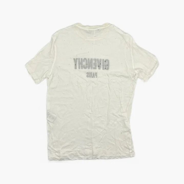 Givenchy Givenchy Distressed Letter Print Round Neck T-Shirt Size US XS / EU 42 / 0 - 3 Thumbnail