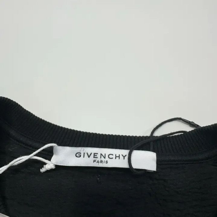 Givenchy Givenchy Paris Distressed Crewneck Long-Sleeve Sweater Size US XS / EU 42 / 0 - 5 Thumbnail