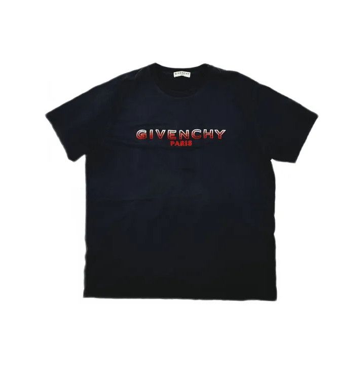 Givenchy Givenchy Gradient Logo Cotton Short-Sleeve T-Shirt Size US XL / EU 56 / 4 - 2 Thumbnail