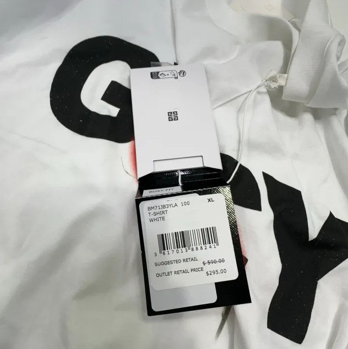 Givenchy Givenchy SS24 Logo Plant Print Short Sleeve T-Shirt Size US XL / EU 56 / 4 - 4 Thumbnail