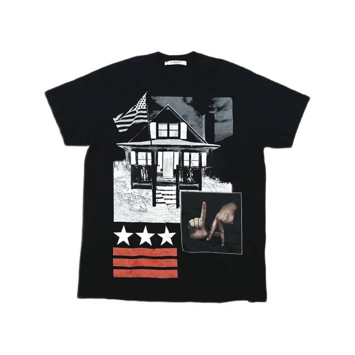 Givenchy Givenchy Five-Star Stripe Print Short-Sleeve T-Shirt Size US XS / EU 42 / 0 - 2 Thumbnail