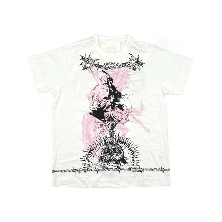 Givenchy Givenchy FW21 Gothic Print Loose Short-Sleeve T-Shirt Size US S / EU 44-46 / 1 - 2 Thumbnail