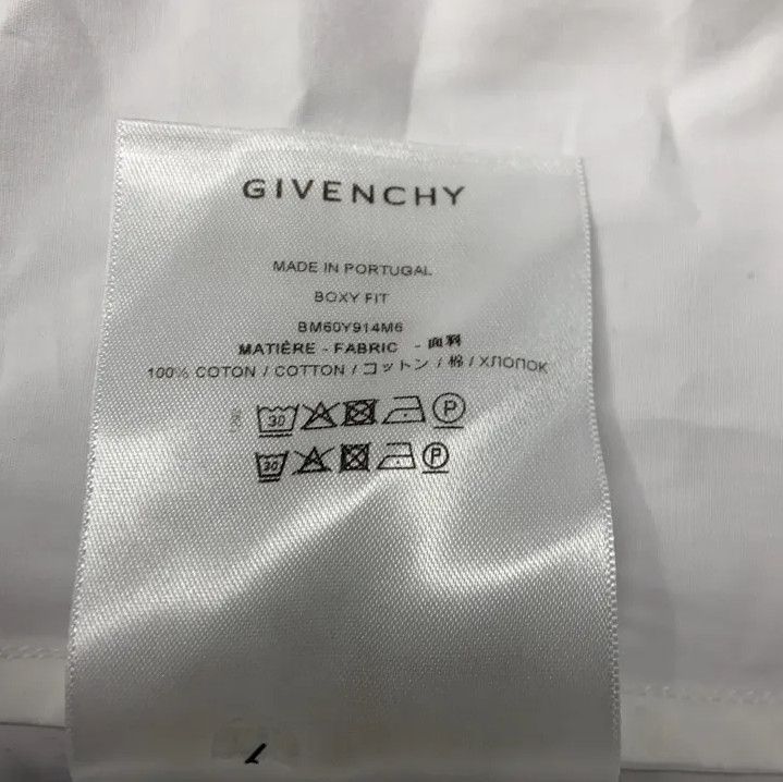Givenchy Givenchy Men's White Square Collar Long-Sleeve Shirt Size US S / EU 44-46 / 1 - 6 Thumbnail