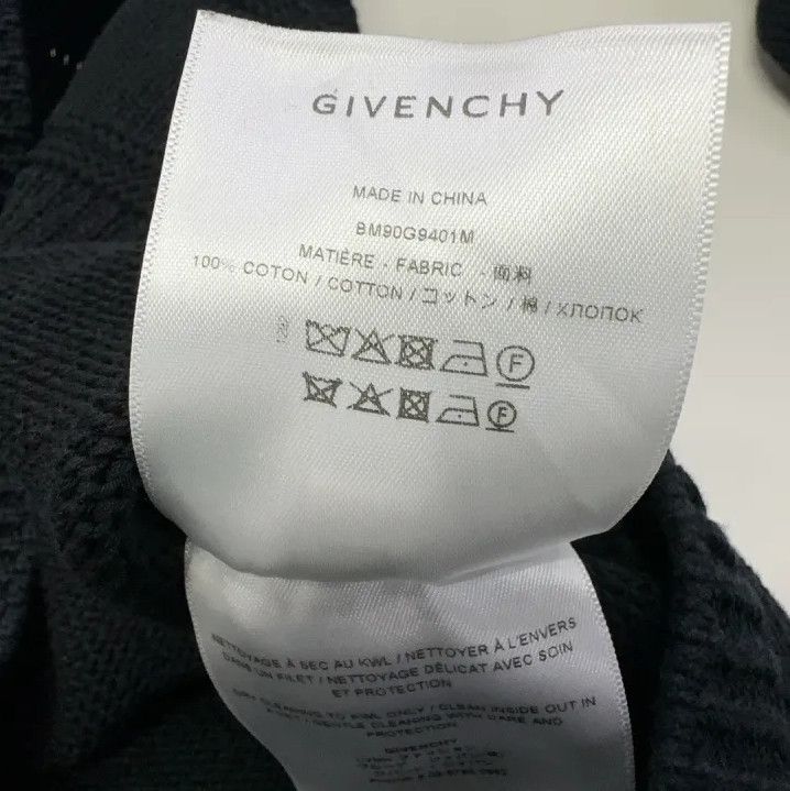 Givenchy Givenchy SS21 Logo Intarsia Knit Crewneck Sweater Size US S / EU 44-46 / 1 - 6 Thumbnail