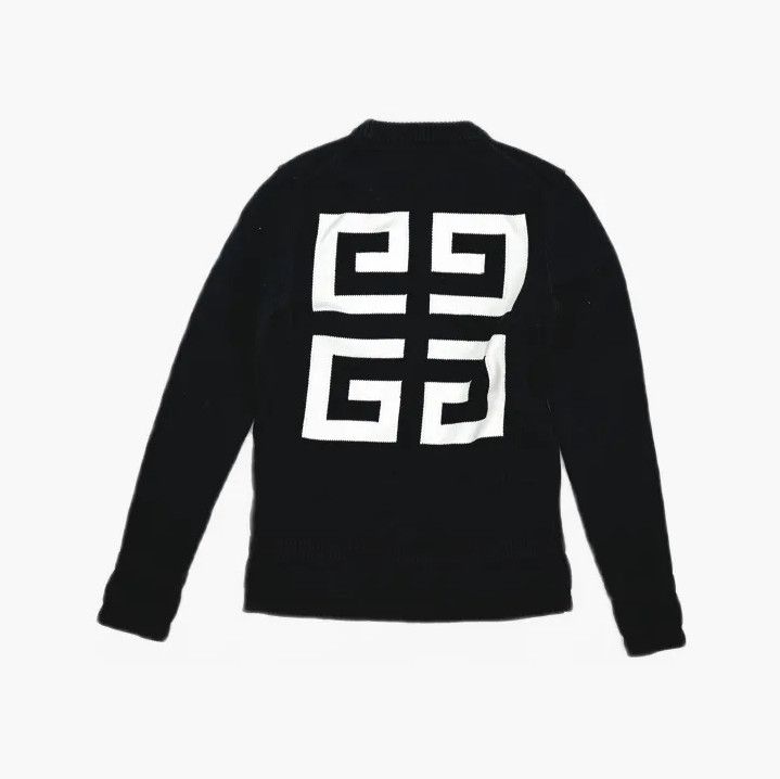 Givenchy Givenchy SS21 Logo Intarsia Knit Crewneck Sweater Size US S / EU 44-46 / 1 - 3 Thumbnail
