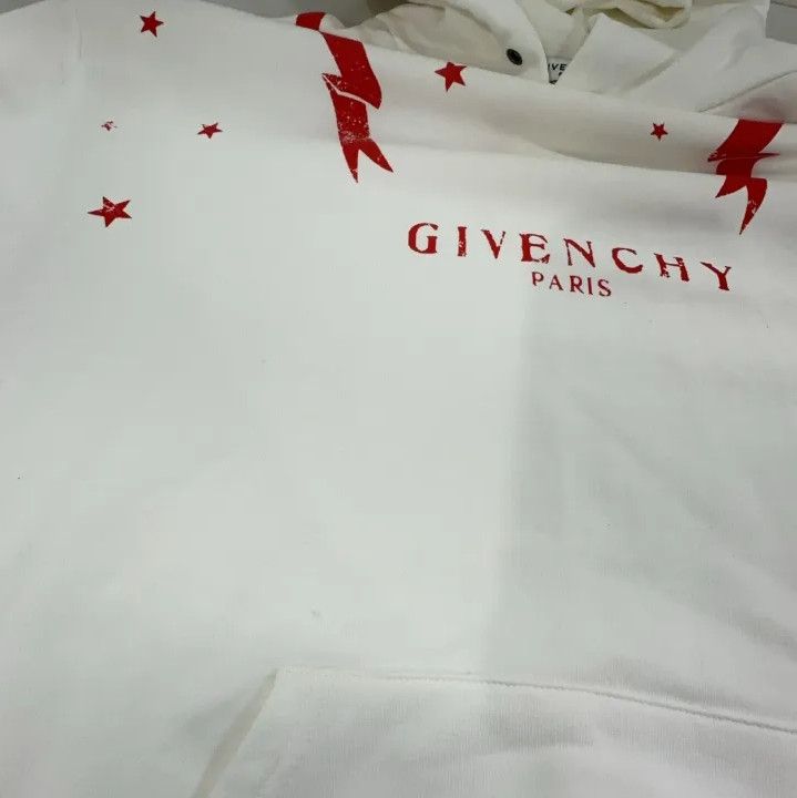 Givenchy Givenchy Letter Print Hooded Long-Sleeve Sweatshirt Size US XS / EU 42 / 0 - 7 Thumbnail