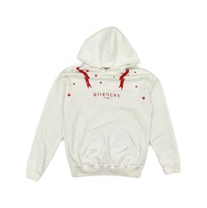 Givenchy Givenchy Letter Print Hooded Long-Sleeve Sweatshirt Size US XS / EU 42 / 0 - 2 Thumbnail
