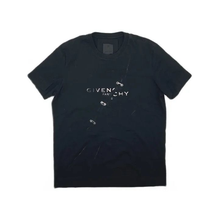 Givenchy Givenchy Logo Print Crew Neck Short Sleeve T-Shirt Size US L / EU 52-54 / 3 - 2 Thumbnail