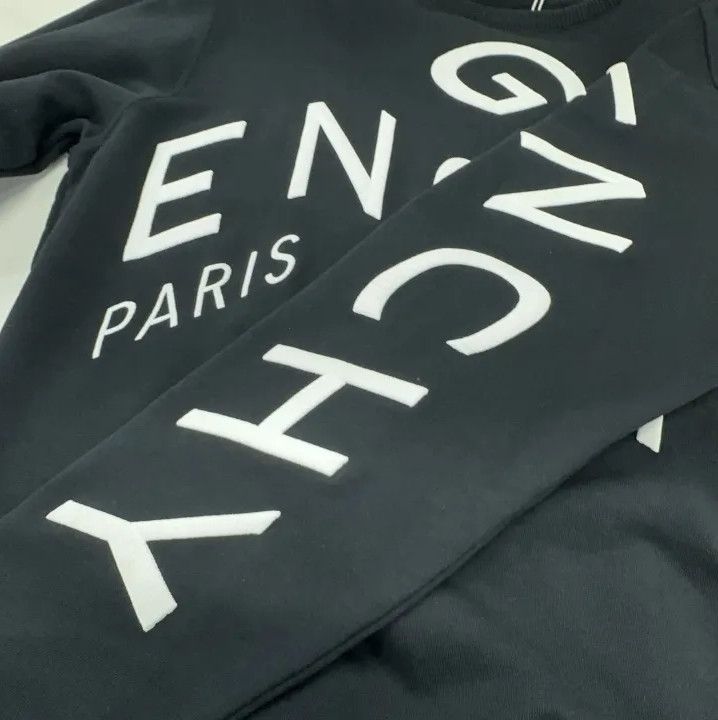 Givenchy Givenchy Men's Solid Black Long-Sleeve Sweatshirt Size US XL / EU 56 / 4 - 6 Thumbnail