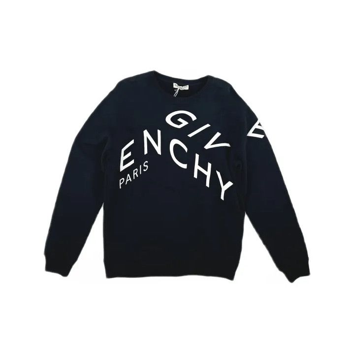 Givenchy Givenchy Men's Solid Black Long-Sleeve Sweatshirt Size US XL / EU 56 / 4 - 2 Thumbnail