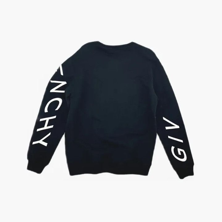 Givenchy Givenchy Men's Solid Black Long-Sleeve Sweatshirt Size US XL / EU 56 / 4 - 3 Thumbnail
