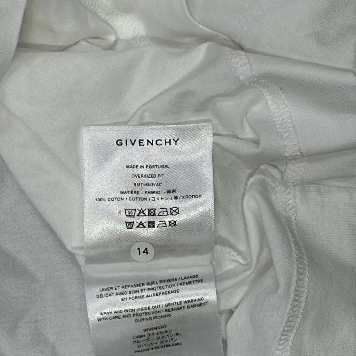 Givenchy Givenchy FW22 Letter Print Crew Neck T-Shirt Size US S / EU 44-46 / 1 - 2 Thumbnail