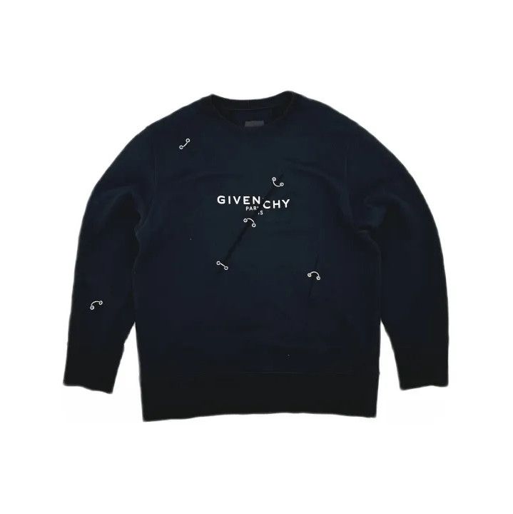 Givenchy Givenchy Logo Print Crewneck Long-Sleeve Sweatshirt Size US XXL / EU 58 / 5 - 2 Thumbnail