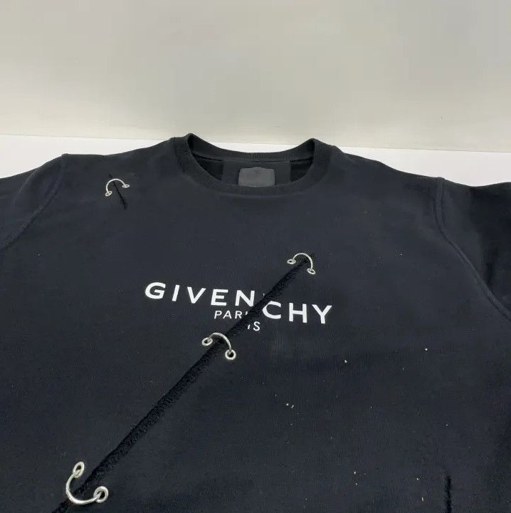 Givenchy Givenchy Logo Print Crewneck Long-Sleeve Sweatshirt Size US XXL / EU 58 / 5 - 8 Thumbnail