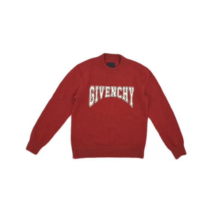 Givenchy Givenchy FW22 Logo Embroidery Crewneck Sweater Size US S / EU 44-46 / 1 - 2 Thumbnail